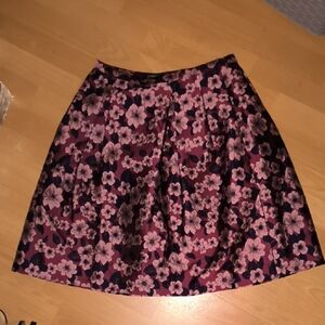 NWT Brooks Brothers | A-Line Skirt in Pink and Purple Floral